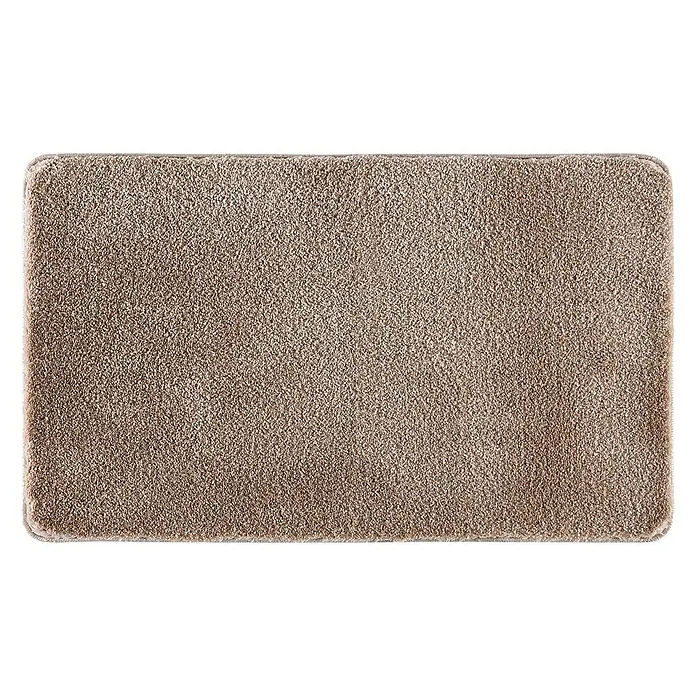 Camargue Badteppich Akela - Beige, 60 x 100 cm, 100% Polyester - Ansicht von oben