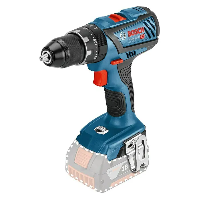 Bosch Professional Maschinen-Set 5 Tool Kit 18 Volt GSR/GST/GWS/GKS/GSA - 18 V, 3 Akkus, 4 Ah, 5 -tlg. - Linke Seitenansicht