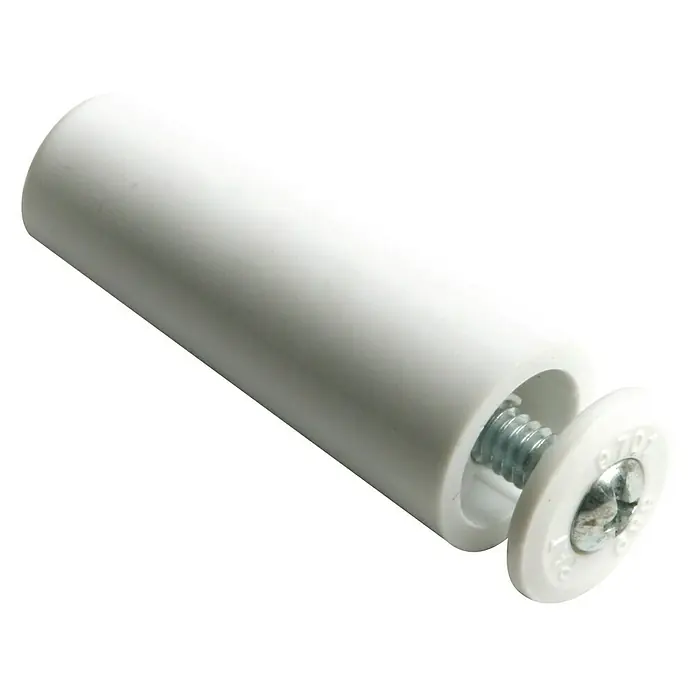 Tope de cierre - Ø x L: 20 x 60 mm, Blanco