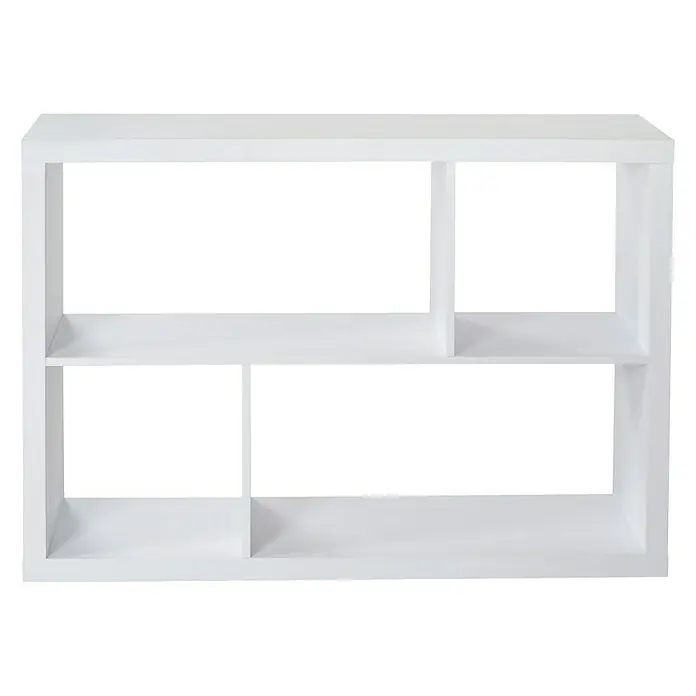 Phönix Fortuna Regal - L x B x H: 35 x 114,3 x 78,5 cm, Weiß - Vorderansicht
