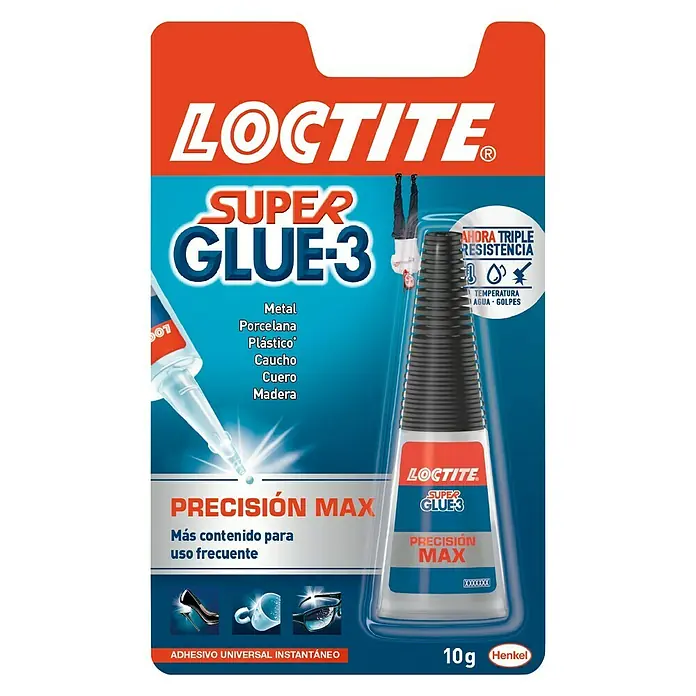 Loctite Adhesivo instantáneo Super glue-3 Precisión Max - 10 g