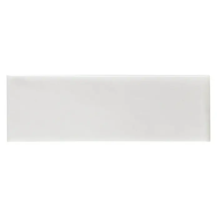 Wandfliese Rustic Emotion - 9,8 x 29,8 cm, Creme, Glänzend - Vorderansicht