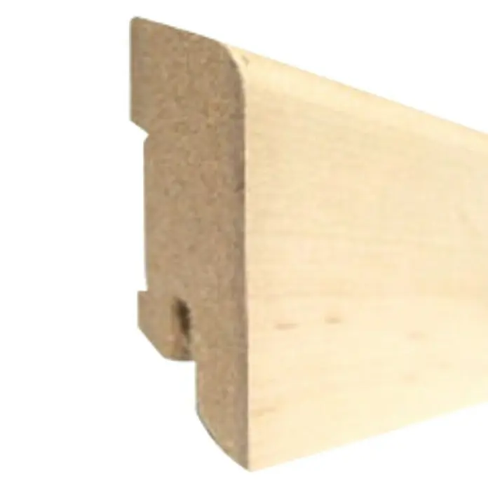 Amco Sockelleiste Clip-Technik - Ahorn, L x B x H: 2,5 m x 18 mm x 50 mm, Furniert