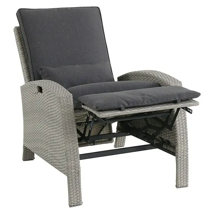 Sunfun Pauline Liegestuhl - Breite: 74 cm, Polyrattan