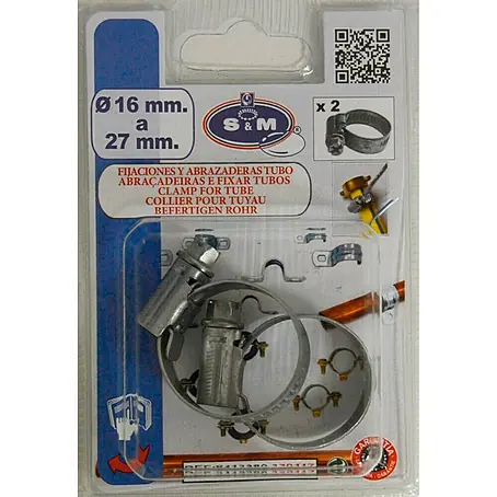 Abrazadera para manguera 9 mm