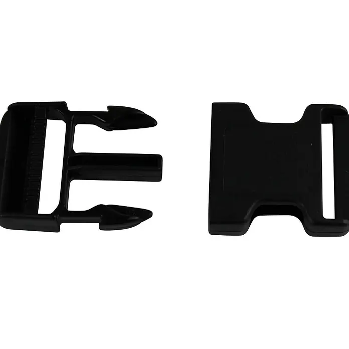 Stabilit Patentschnalle - Für Seildurchmesser: 40 mm, Schwarz, 1 Stk. - Vorderansicht