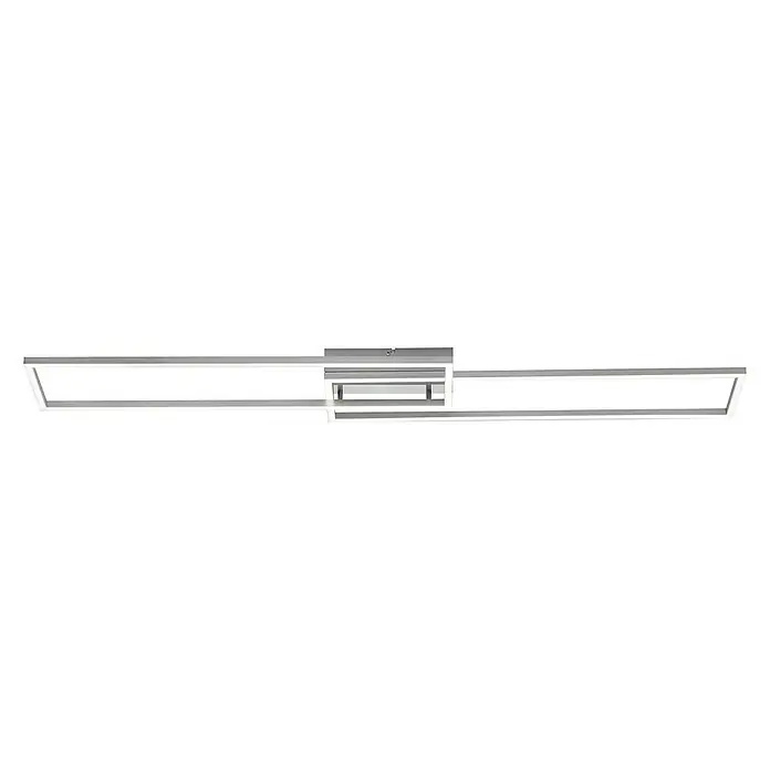 LeuchtenDirekt LED-Deckenleuchte Iven - 40 W, L x B x H: 110 x 25 x 7 cm, Stahl, Warmweiß