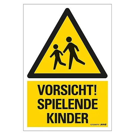 Pickup  Hinweisschild