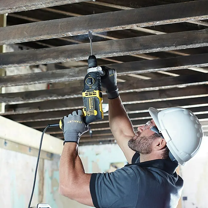 Stanley FatMax Taladro percutor FMEH850K-QS - 850 W, 0 r.p.m. - 3.200 r.p.m.