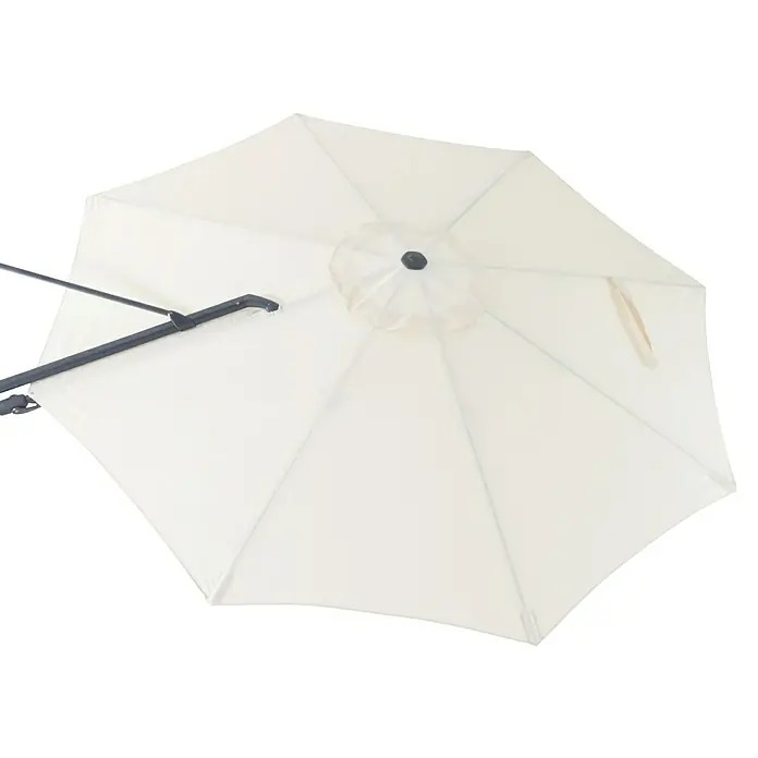Sunfun Parasol de jardín Ligurien - Crudo, Diámetro: 300 cm