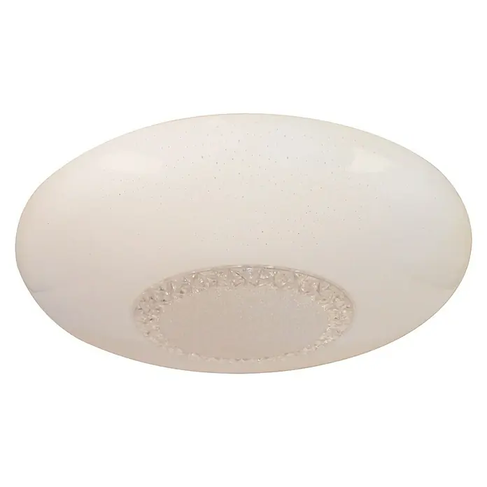 Tween Light LED-Deckenleuchte rund Mara - 60 W, Ø x H: 60 x 10,5 cm, Weiß/Klar