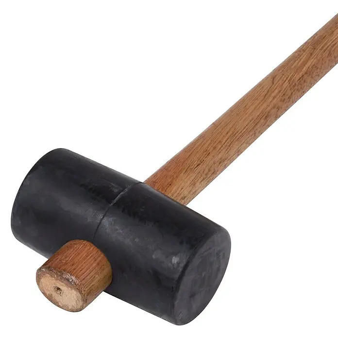 Wisent Gummihammer - Holz, Durchmesser Kopf: 64 mm