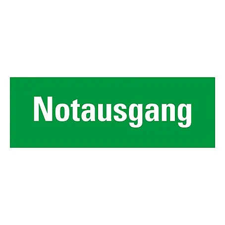 Pickup  Fluchtwegschild