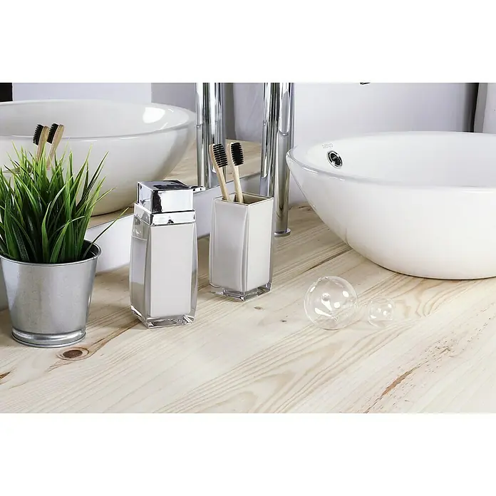 Deblanch Dinamica Beige Vaso de encimera - Plástico, Beige