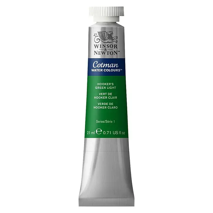 Winsor & Newton Cotman Akvarel boja - Svijetla hooker zelena, 21 ml, Tuba - Pogled sprijeda
