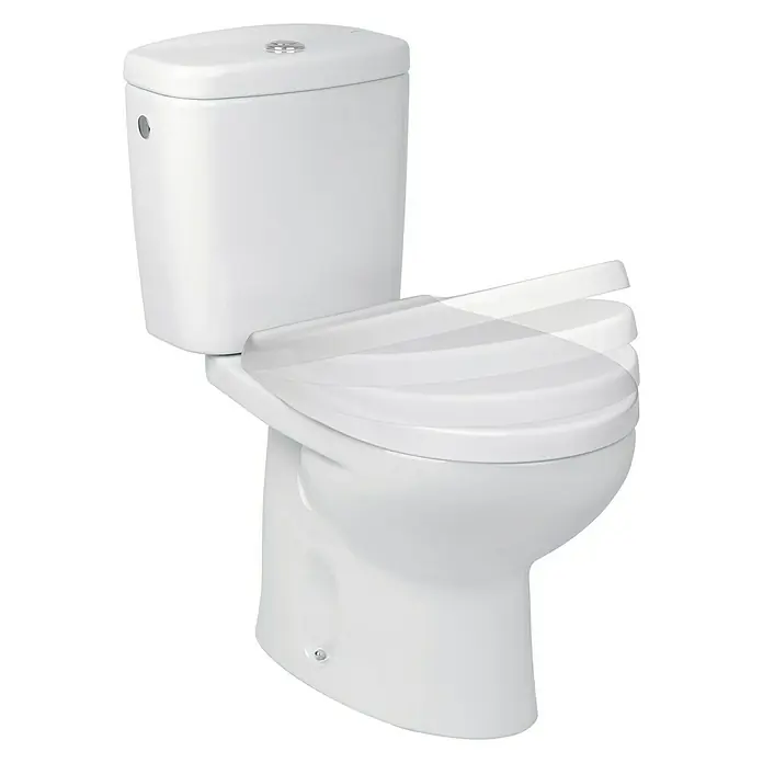 Tatay Tapa de WC Optima - Con caída amortiguada, Plástico, Blanco