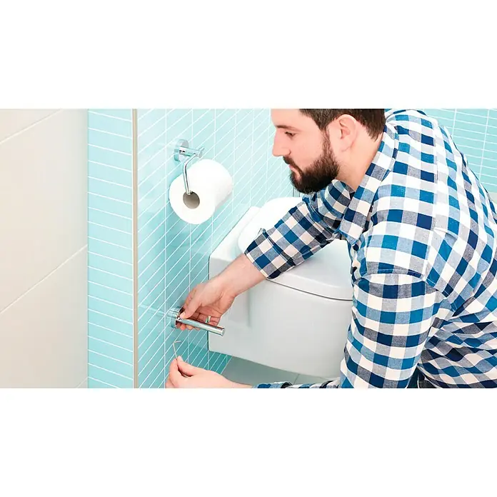 Tesa Smooz Ersatzpapierrollenhalter - Chrom, Glänzend