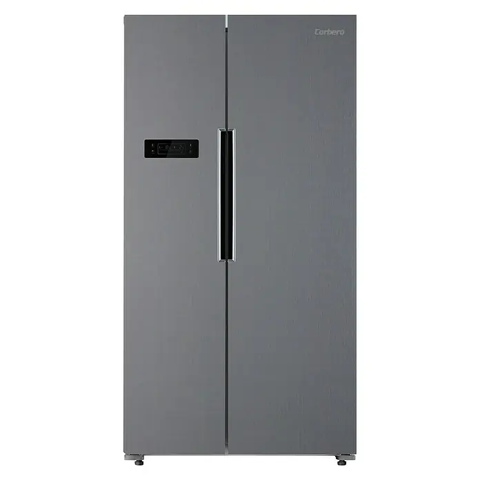 Corberó Nevera combi americana CFSBSH628NFX - Contenido útil total: 442 l, L x An x Al: 59,5 x 90,5 x 177 cm, Acero inoxidable