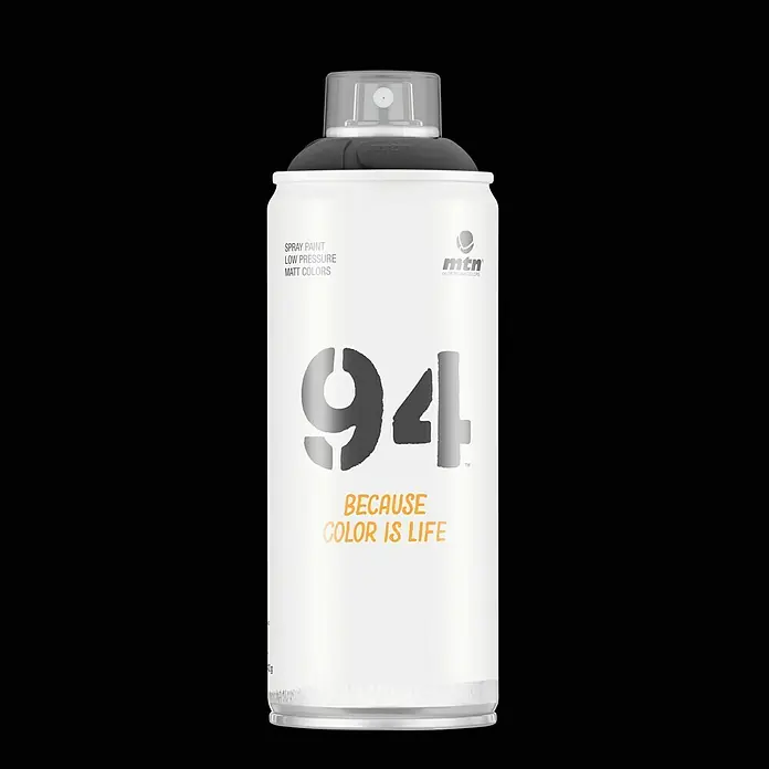mtn Spray 94 - Negro, 400 ml, Mate