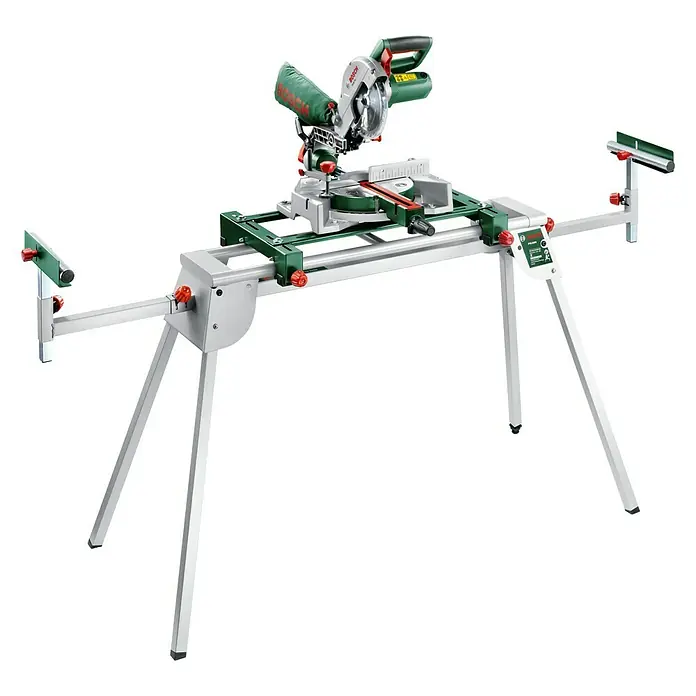 Bosch Sägetisch PTA 2400 - Passend für: Bosch Kapp- und Gehrungssägen PCM-Serie, Traglast: 100 kg - Linke Seitenansicht