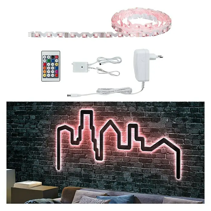 Paulmann LED traka FlexLED 3D Basisset RGB - 3 m, RGB, 19 W - Živopisni prikaz