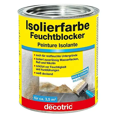 Decotric  Isolierfarbe Feuchtblocker