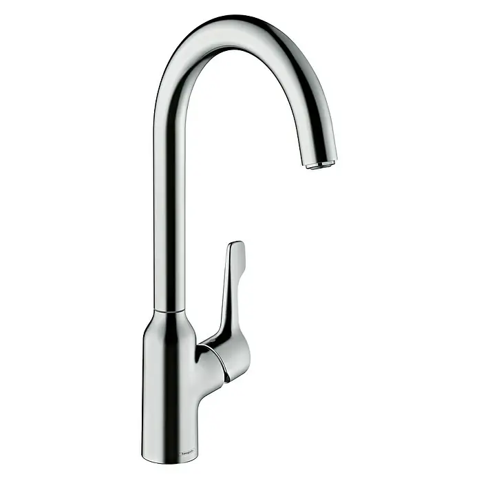 Hansgrohe Spültischarmatur Focus M43 - Chrom, Matt, Hoher Auslauf