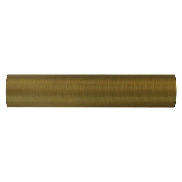 Barra para cortinas metálica - Bronce, Largo: 200 cm, Diámetro: 28 mm - Vista superior