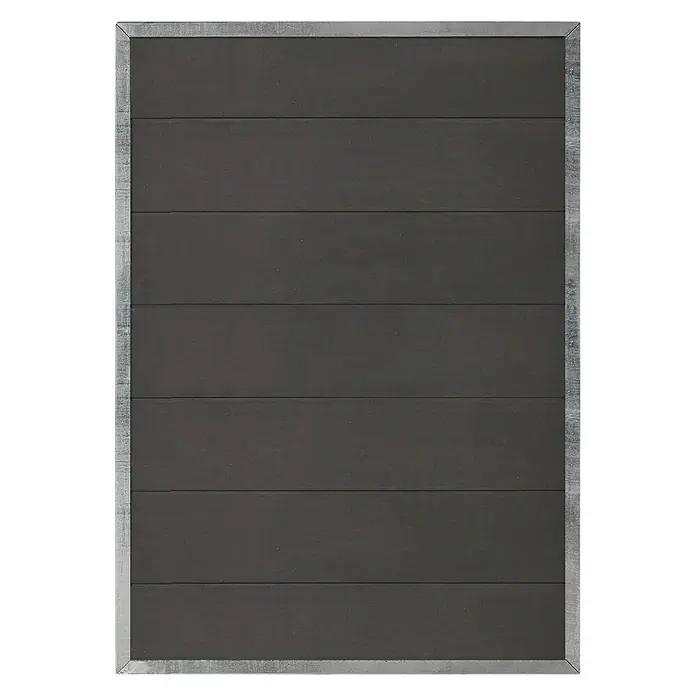Plus Sichtschutzelement Futura - 90 x 127 cm, Schiefergrau - Vorderansicht