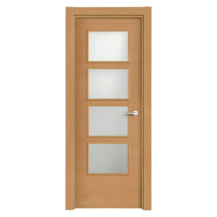 Solid Elements Puerta acristalada Haya Bavaria - 82,5 x 203 cm, Izquierda, Haya, Macizo, Vidriera
