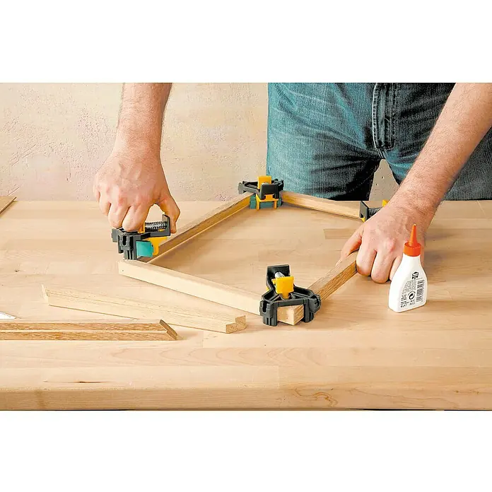 Wolfcraft Eckenspanner ES 22 - 2 -tlg., Spannweite: 10 mm - 22 mm - Anwendungsbeispiel