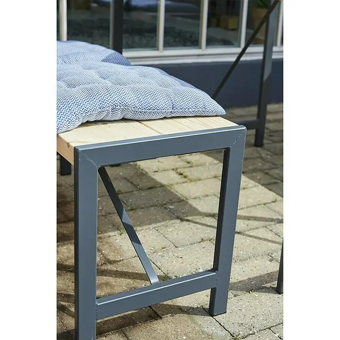 Plus Gartenbank Funkis - Länge: 103 cm, Holz - Detailaufnahme
