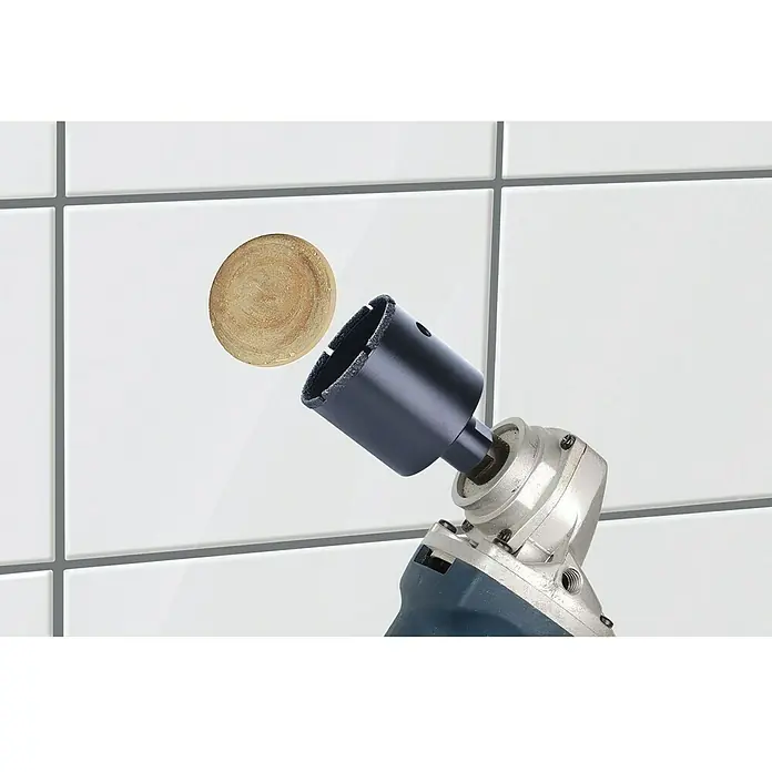 Wolfcraft Dijamantna kruna za bušenje rupa Ceramic Winkelschleifer - Promjer provrta: 25 mm, Dubina reza: 45 mm, M14 navoj