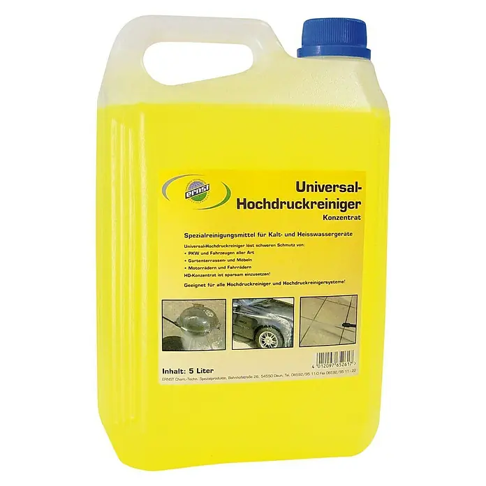Ernst Universalreiniger - Passend für: Hochdruckreiniger mit Ansaugschlauch, Hochdruckreiniger mit Reinigungsmitteltank, 5 l