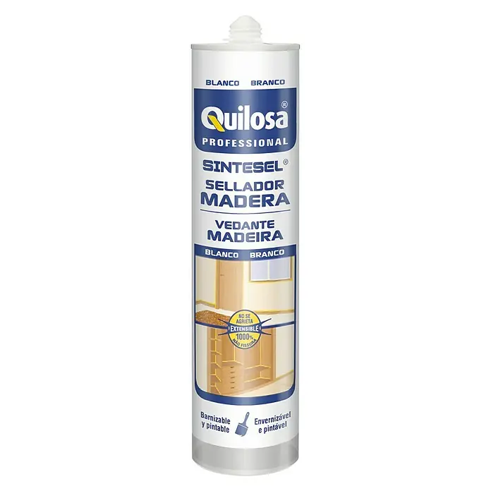 Quilosa Sellador para madera Sintesel - Blanco, 300 ml