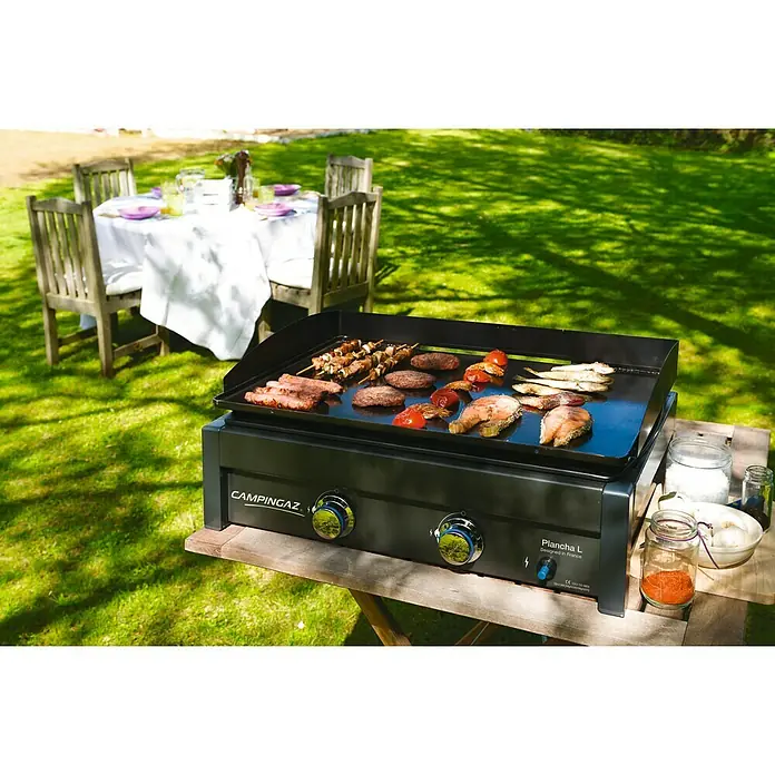 Campingaz Plancha de gas L - L x Al: 49,7 x 28,4 cm