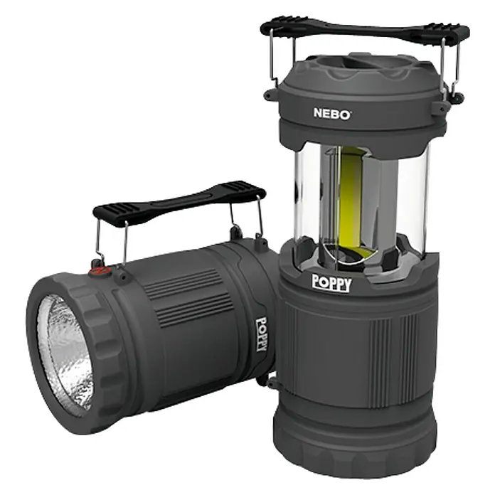 Linterna Poppy - LED, 300 lm, Plástico, Funcionamiento con batería