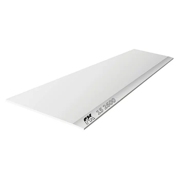 Placo Saint-Gobain Placa de yeso laminado FK BA15 - 2,6 x 1,2 m, Espesor: 15 mm