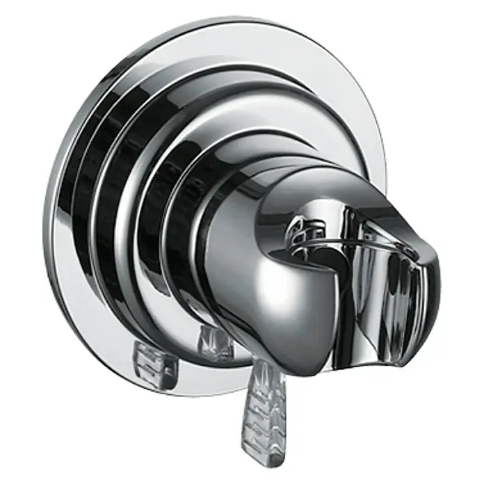 Rousseau Soporte de ducha Click Clack - Cromo