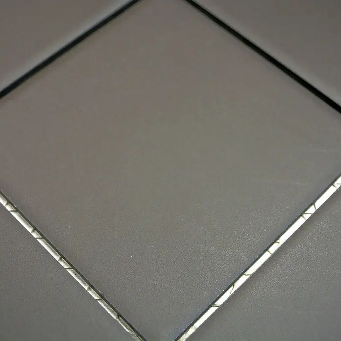 Mosaikfliese Quadrat Uni CU 952 - 29,8 x 29,8 cm, Braun, Matt - Detailaufnahme