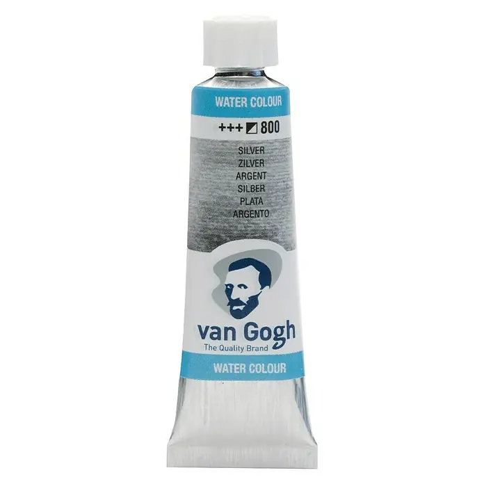 Talens Van Gogh Acuarela - Plata, 10 ml, Tubo