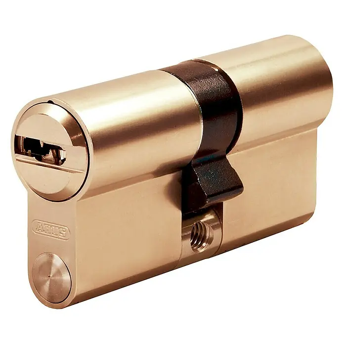 Abus Cilindro de perfil Vela - Longitud total interior/exterior: 30/30 mm, Latón