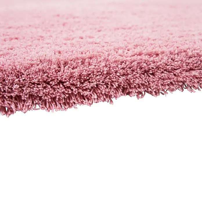 Doppelwaschtisch Super Soft Shaggy - Rosa, 170 x 120 cm, 100 % Polyester (Flor) - Detailaufnahme