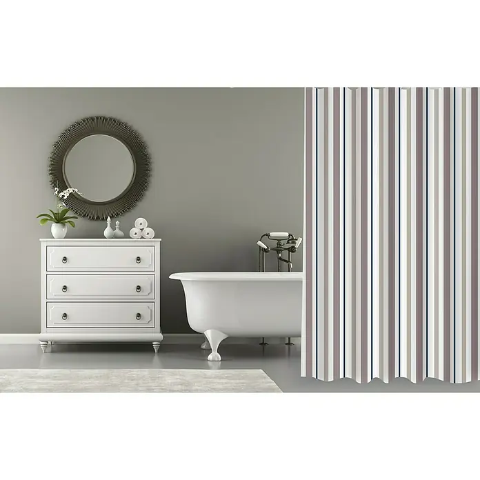 Spirella Textil-Duschvorhang Biarritz - B x H: 180 x 200 cm