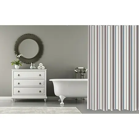 Spirella  Cortina de baño textil Biarritz
