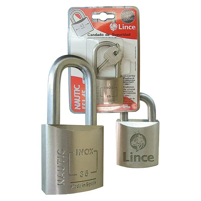 Lince Serie 550 Candado 550-30BL - An x Al: 30 x 49,5 mm, 1 ud., Latón
