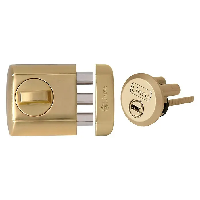 Lince Cerrojo Supra Key - Oro, L x An x Al: 135 x 80 x 60 mm