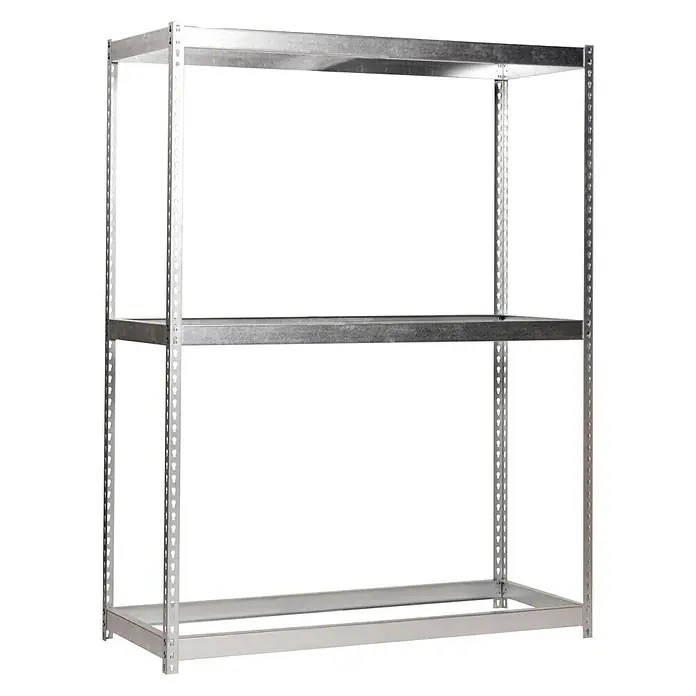Simonrack Ecoforte Estructura de estantería - L x An x Al: 45 x 120 x 200 cm, Capacidad de carga: 400 kg/balda, Número de baldas: 3 ud., Galvanizado