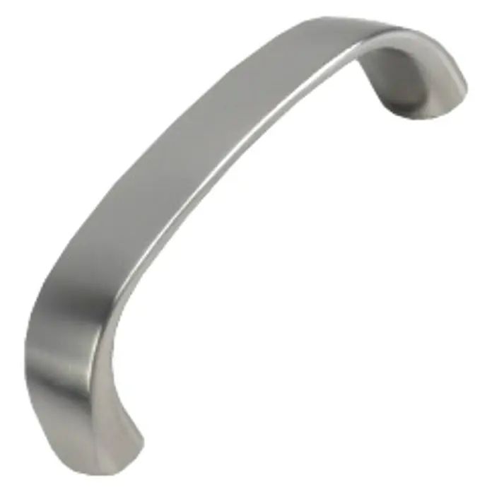 Nesu Tirador para muebles 818416 - L x An x Al: 7,3 x 1,4 x 2,1 cm, Acero, Niquelado, Níquel, Distancia entre orificios: 64 mm