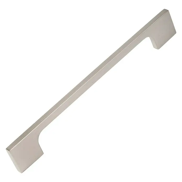 Nesu Tirador para muebles 876225 - L x An x Al: 21,2 x 0,7 x 2,5 cm, Acero, Acero inoxidable, Distancia entre orificios: 192 mm
